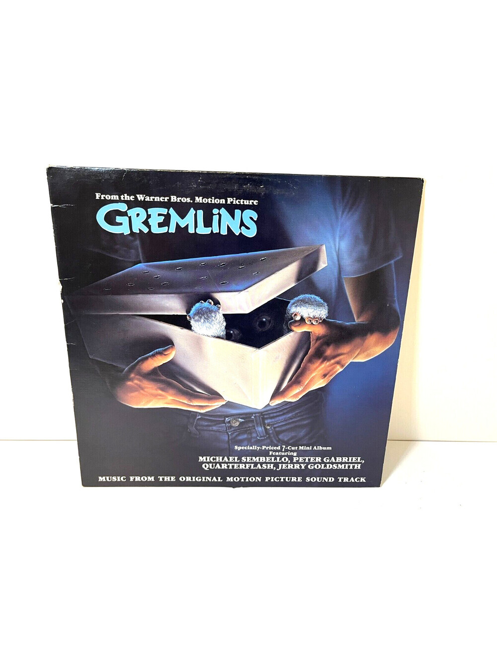 GREMLINS MOVIE SOUNDTRACK LP GEFFEN VINYL 1984 JERRY GOLDSMITH PETER GABRIEL CA